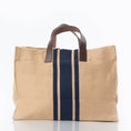 Load image into Gallery viewer, Jute & Leather Satchel