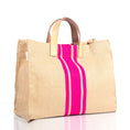 Load image into Gallery viewer, Jute & Leather Satchel
