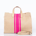 Load image into Gallery viewer, Jute & Leather Satchel

