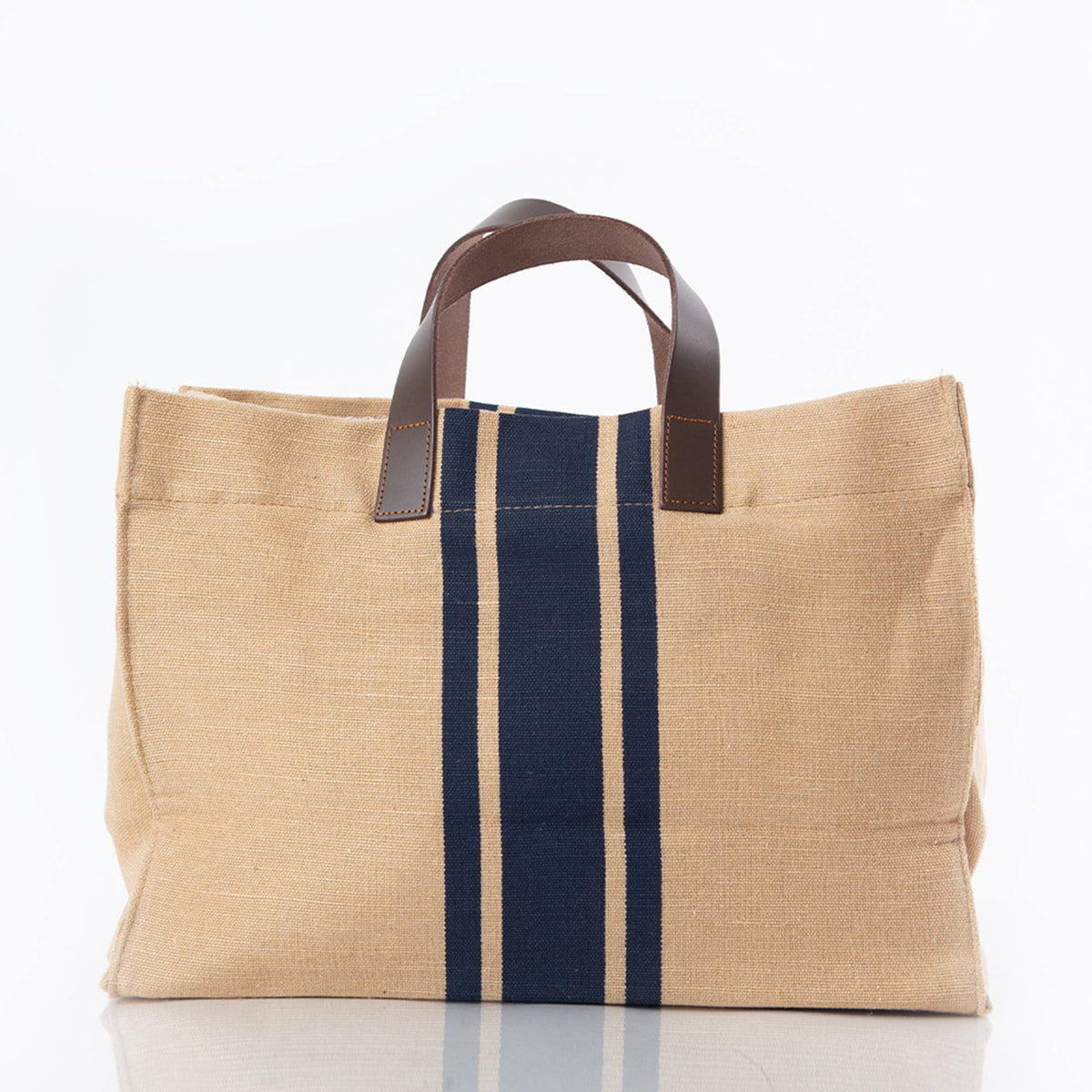 Jute & Leather Satchel
