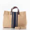 Load image into Gallery viewer, Jute & Leather Satchel
